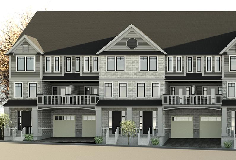 Back To Back Townhouses Development in Cambridge By Lima Architects Inc