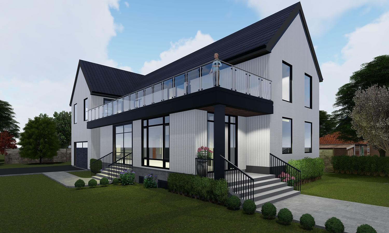 Modern Farmhouse in Cambridge by Lima Architects Inc