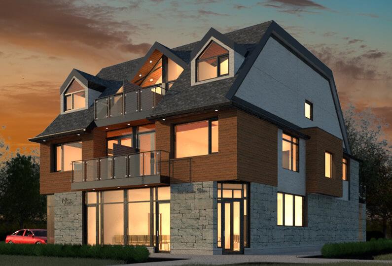 Commercial and Residential Mixed-use Duplex in Hamilton by Lima Architects Inc