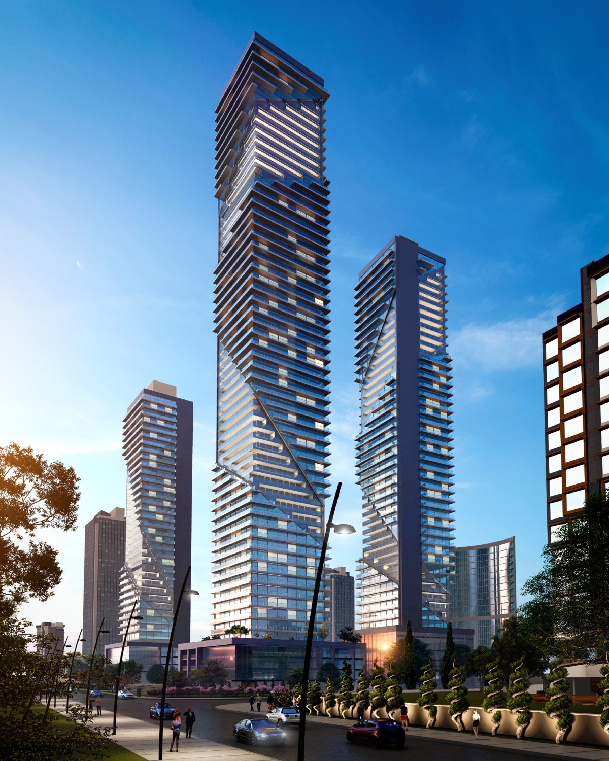 Lisa Street, Brampton, ON – Residential Towers